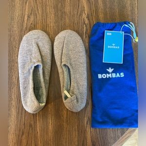 NEW Bombas Ballet Slippers, Gray, Size 9-10, Cushioned, Lightweight, Comfortable